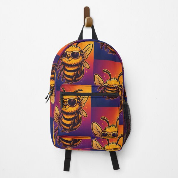 Item preview, Futuristic Kawaii Cyber Bee – Cute Neon Honeycomb Robot Bee | Adorable Sci-Fi Insect Art for Stickers, Apparel & Gifts designed and sold by AyoubCreativeLab.