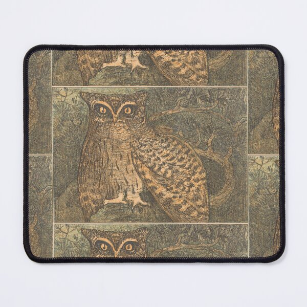 Item preview, December calendar page with an eagle owl designed and sold by felttipcat.
