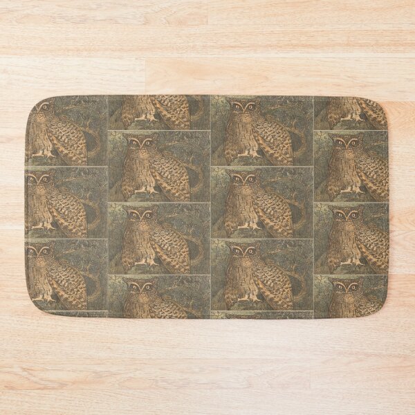 Item preview, December calendar page with an eagle owl  designed and sold by felttipcat.