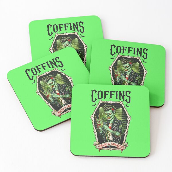 Item preview, Undead and Dangerous - Psychobilly Zombie Singer designed and sold by CoffinsArt.