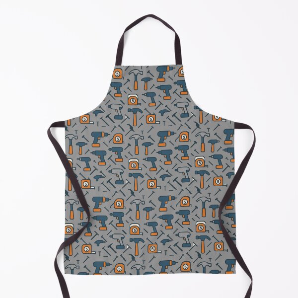 Item preview, Handyman Tool Pattern – Drill, Hammer & Tape Measure Seamless Design | DIY Dad Gift designed and sold by NitkiStudio.