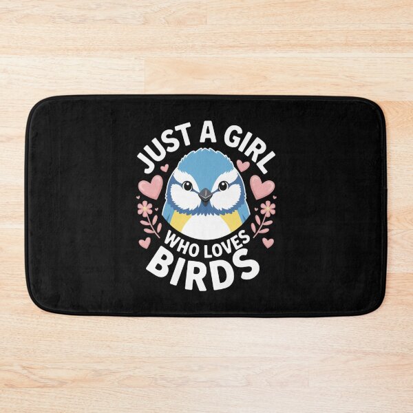Item preview, Just A Girl Who Loves Birds Bluebird Love Wildlife Nature Avian designed and sold by Gogetgiggles.