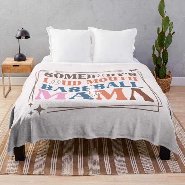 Item preview, Somebody's Loudmouth Baseball Mama Apparel and Home Décor designed and sold by Compass and a Camera.
