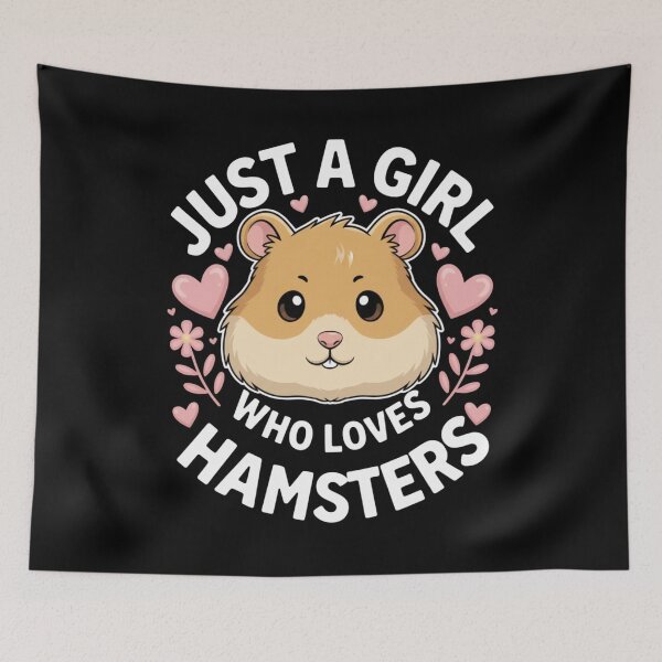 Item preview, Just A Girl Who Loves Hamsters Hamster Owner Rodent Pet Lover designed and sold by Gogetgiggles.