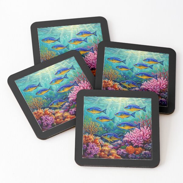 Item preview, Kupang damselfish (Chrysiptera hemicyanea)#3 designed and sold by Helios Be. Lavsh.