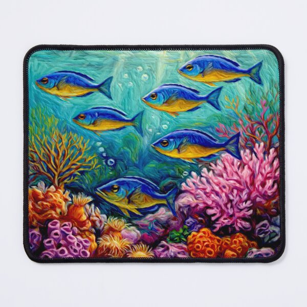 Item preview, Kupang damselfish (Chrysiptera hemicyanea)#3 designed and sold by Helios Be. Lavsh.