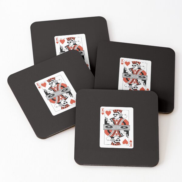 Item preview, King Card Hearts Clubbing Disco Techno DJ King Card designed and sold by ControlCenter.