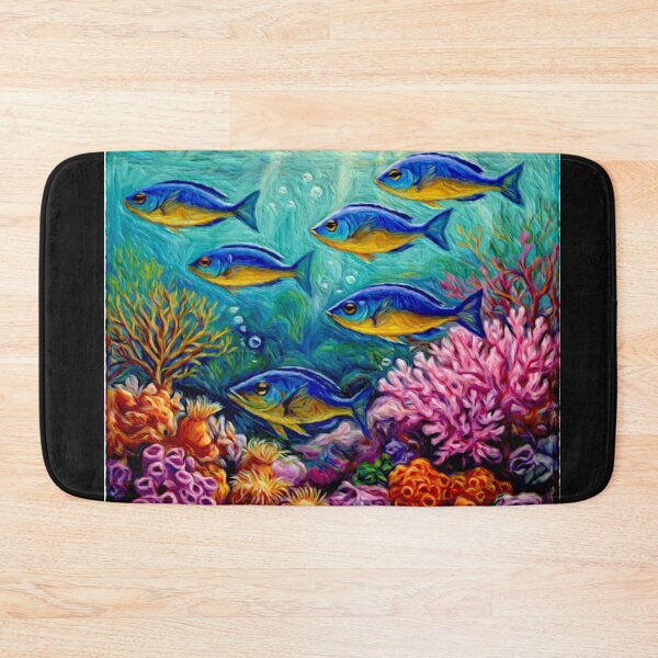 Item preview, Kupang damselfish (Chrysiptera hemicyanea)#3 designed and sold by Helios Be. Lavsh.
