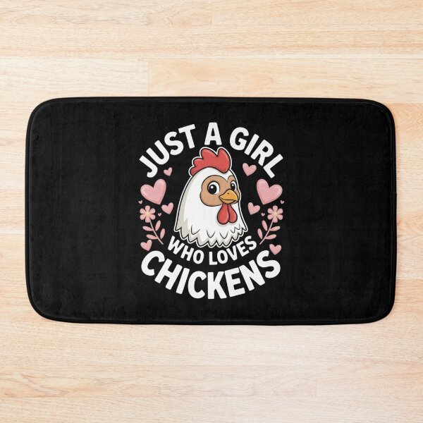 Item preview, Just A Girl Who Loves Chickens Farming Fowl Chicken Coop Hen Farmer designed and sold by Gogetgiggles.