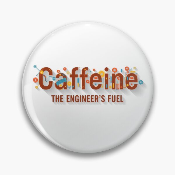 Item preview, Caffeine the engineer's fuel- coffee loverful - Caffeine engineers  designed and sold by Happyhoo1.