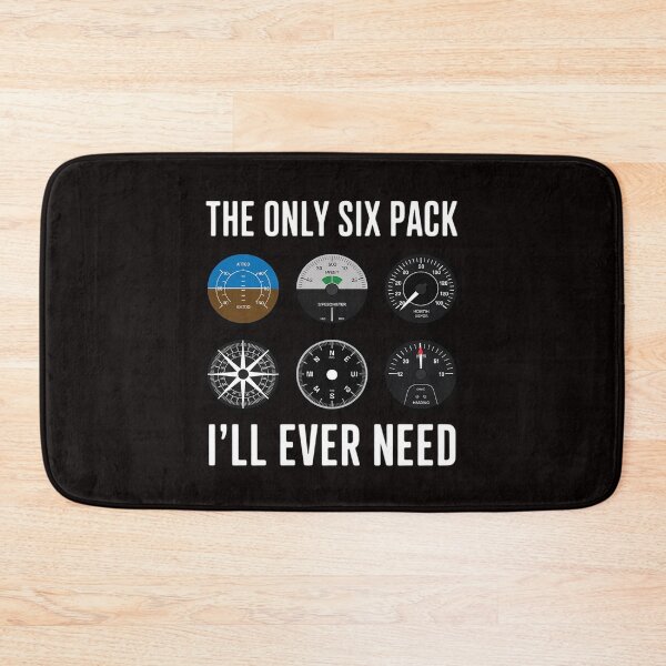 Item preview, The Only Six Pack I'll Ever Need - Airline Pilot Plane Lover designed and sold by ControlCenter.