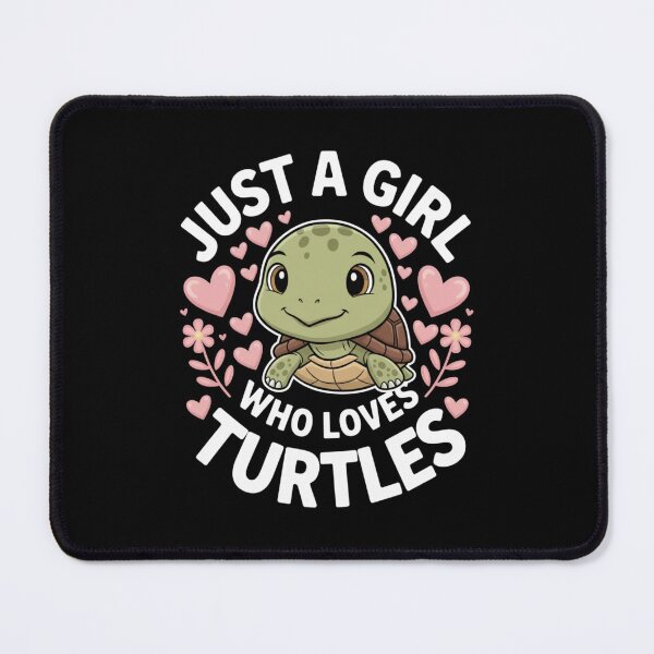 Item preview, Just A Girl Who Loves Turtles Reptile Lover Pet Terrapin Tortoise designed and sold by Gogetgiggles.