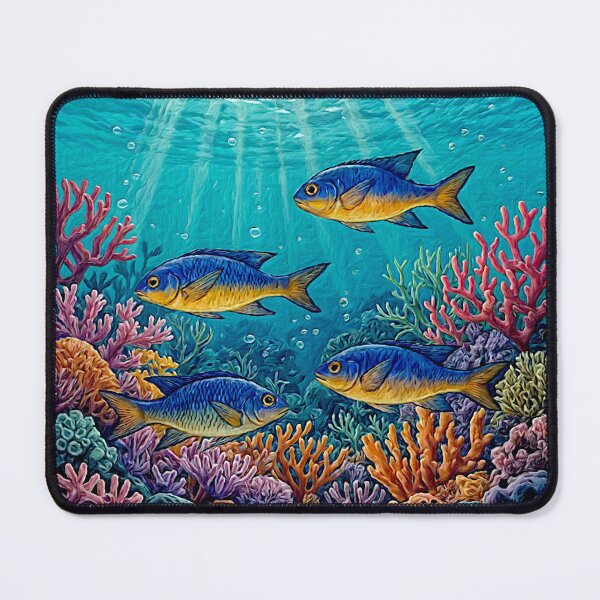 Item preview,  Kupang damselfish (Chrysiptera hemicyanea)#4 designed and sold by Helios Be. Lavsh.