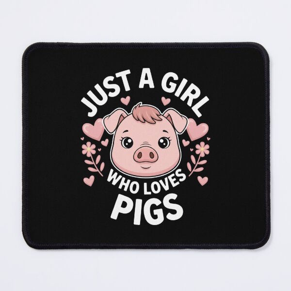 Item preview, Just A Girl Who Loves Pigs Piglet Farmer Farming Countryside Barnyard designed and sold by Gogetgiggles.