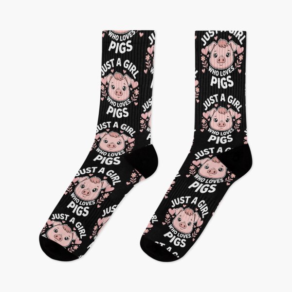 Item preview, Just A Girl Who Loves Pigs Piglet Farmer Farming Countryside Barnyard designed and sold by Gogetgiggles.