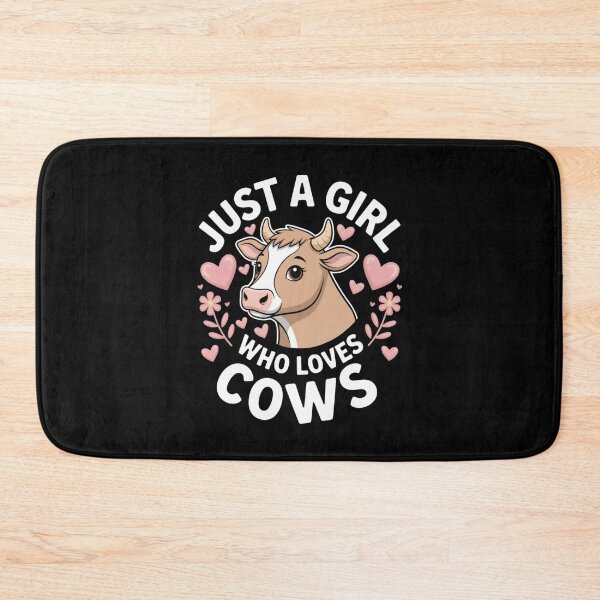 Item preview, Just A Girl Who Loves Cows Farmer Farming Livestock Dairy Rancher designed and sold by Gogetgiggles.