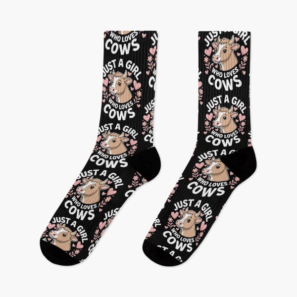 Item preview, Just A Girl Who Loves Cows Farmer Farming Livestock Dairy Rancher designed and sold by Gogetgiggles.