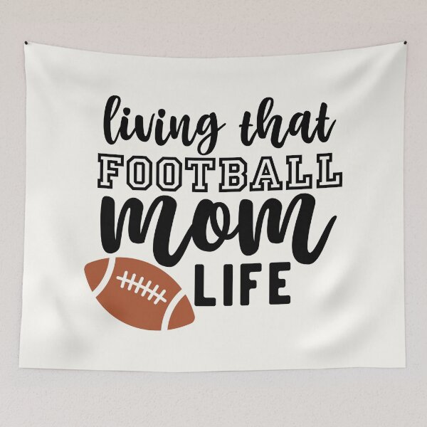 Item preview, Living That Football Mom Life Apparel and Home Décor  designed and sold by Compass and a Camera.