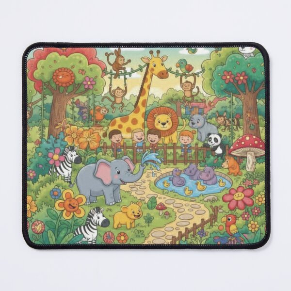 Item preview, Zoo Park Forest Animals Kids Adventure designed and sold by JanRizz.