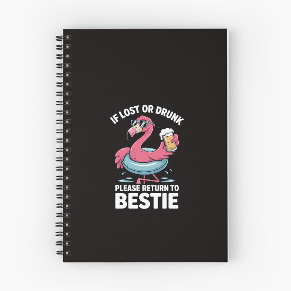 Item preview, If lost or drunk please return to my bestie Couple Flamingo designed and sold by ControlCenter.