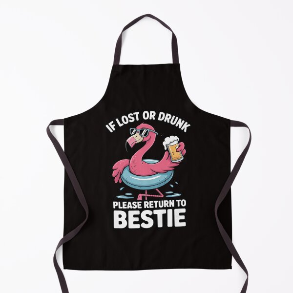 Item preview, If lost or drunk please return to my bestie Couple Flamingo designed and sold by ControlCenter.
