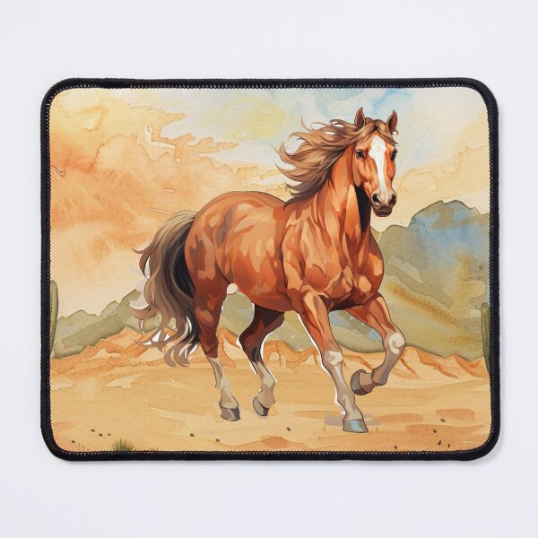 Item preview, “The Strawberry Roan – The Unbreakable Mustang” designed and sold by MysticOzzy.