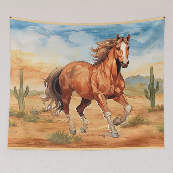 Item preview, “The Strawberry Roan – The Unbreakable Mustang” designed and sold by MysticOzzy.