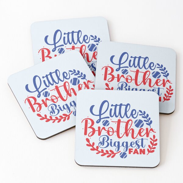 Item preview, Little Brother, Biggest Fan - Baseball Apparel and Home Décor  designed and sold by Compass and a Camera.