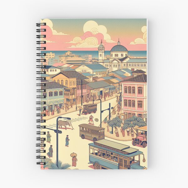 Item preview, Guarulhos Brazil Ukiyo-e Landscape – Edo-Style Clouds, Flora & Cultural Fusion designed and sold by Vandy Fullam.