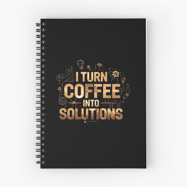 Item preview, I turn coffee into solutions.. coffee loverful design- Caffeine engineers  designed and sold by Happyhoo1.