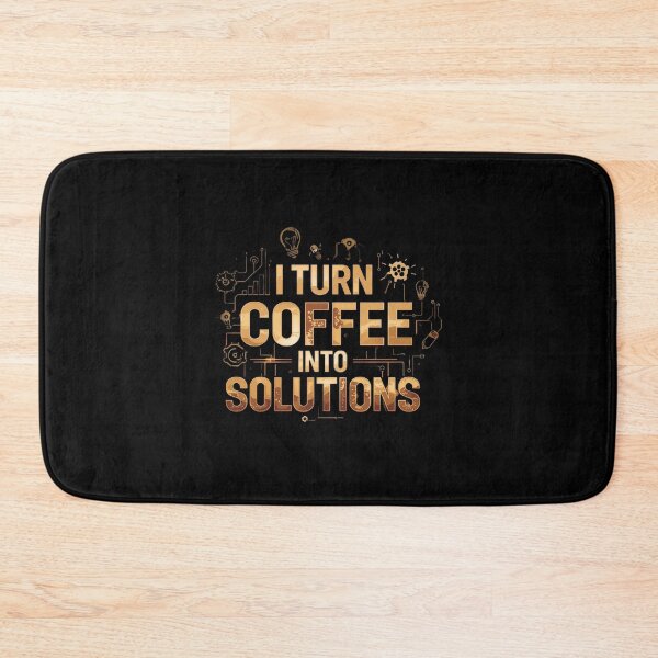 Item preview, I turn coffee into solutions.. coffee loverful design- Caffeine engineers  designed and sold by Happyhoo1.