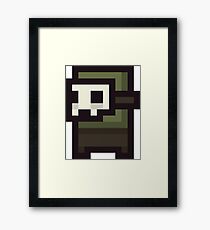 8Bit Masked Avenger Framed Print