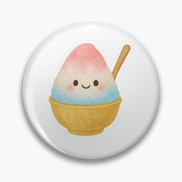Item preview, Kawaii Kakigori Watercolor Sticker | Cute Japanese Shaved Ice | Pastel Dessert Art designed and sold by Whiskeryouat.