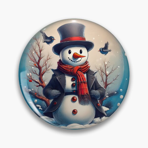 Item preview, Cheerful Snowman designed and sold by Mr-Tshirts.
