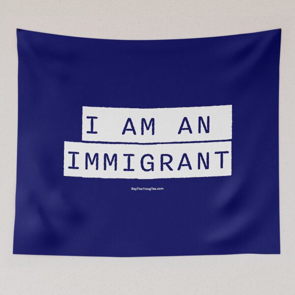 Item preview, I AM AN IMMIGRANT v2 designed and sold by Say The Thing Tee.