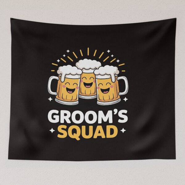 Item preview, Groom's Squad Team Bachelor Groom Party Bride designed and sold by RatCurry.