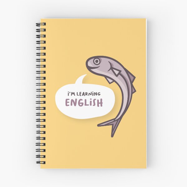 Item preview, "I'm learning English" Purple Anchovy designed and sold by AnchoaesC.