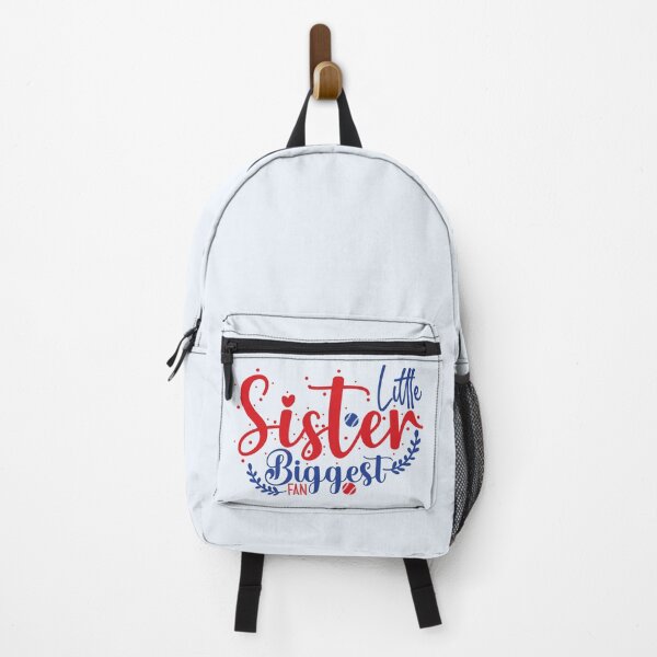 Item preview, Little Sister, Biggest Fan - Baseball Apparel and Home Décor designed and sold by Compass and a Camera.