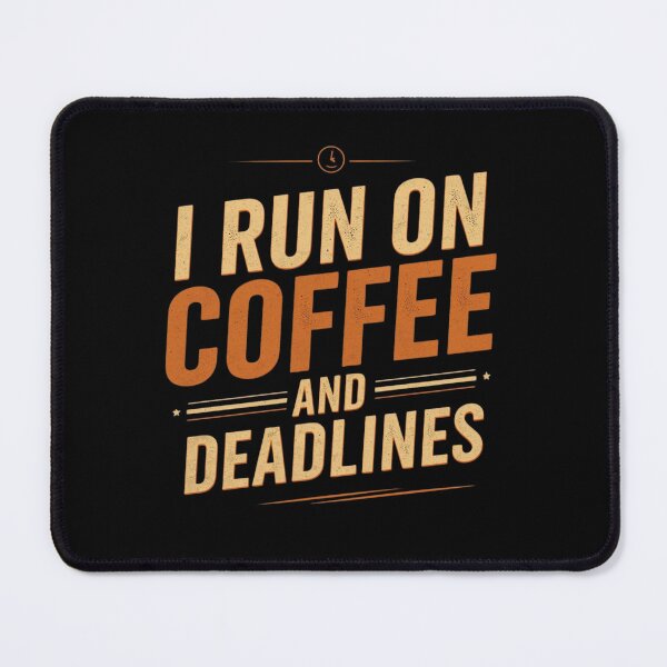 Item preview, I run on coffee and deadlines.. coffee loverful design- Caffeine engineers  designed and sold by Happyhoo1.