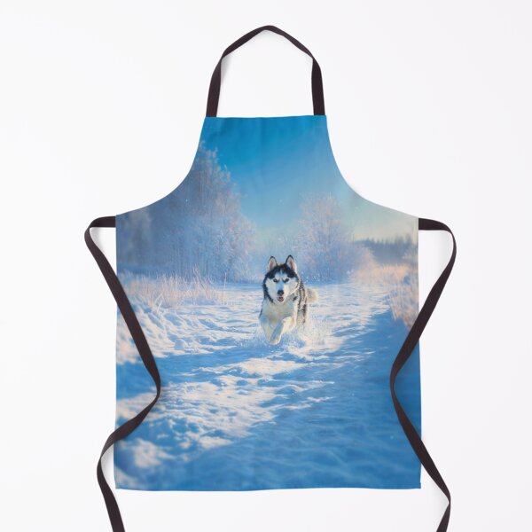 Item preview, A Siberian Husky dashing through fresh snow, Dogs in Motion designed and sold by CDC40.