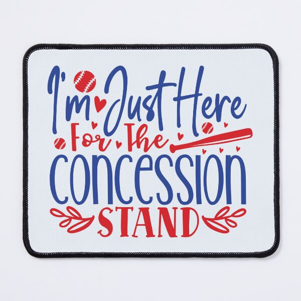 Item preview, I'm Just Here For The Concession Stand Apparel and Home Décor  designed and sold by Compass and a Camera.