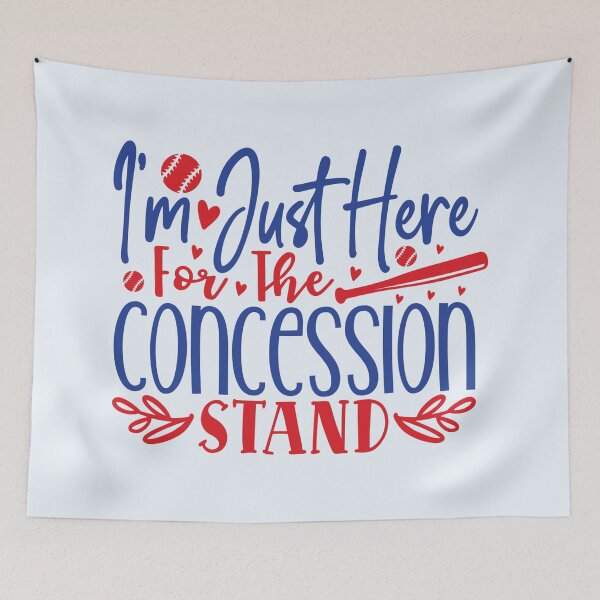 Item preview, I'm Just Here For The Concession Stand Apparel and Home Décor  designed and sold by Compass and a Camera.