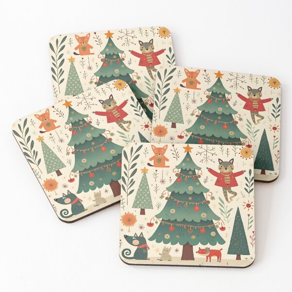 Item preview, Woodland Creature Christmas designed and sold by WhimsicalThredz.