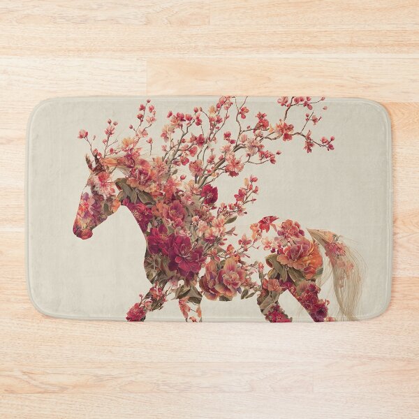 Item preview, Cherry Blossom Botanical Horse designed and sold by bubblegoth.