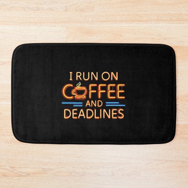 Item preview, I run on coffee and deadlines.. coffee loverful design- Caffeine engineers  designed and sold by Happyhoo1.