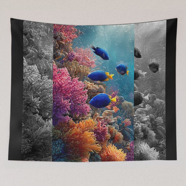 Item preview, Kupang damselfish (Chrysiptera hemicyanea)#5 designed and sold by Helios Be. Lavsh.