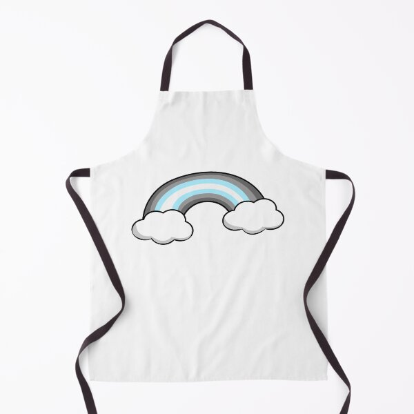 Item preview, Proud Rainbow in the Clouds Demiboy designed and sold by HarveyHandcraftsandDesigns.