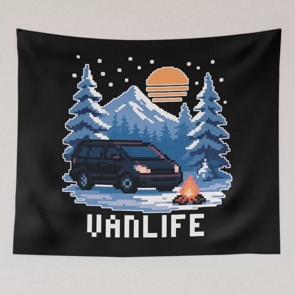 Item preview, Toyota Sienna 8bit vanlife winter designed and sold by VANLIFE..
