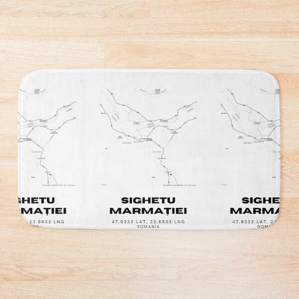 Item preview, Sighetu Marmației Romania Minimalist Map Print designed and sold by RM-Journey.
