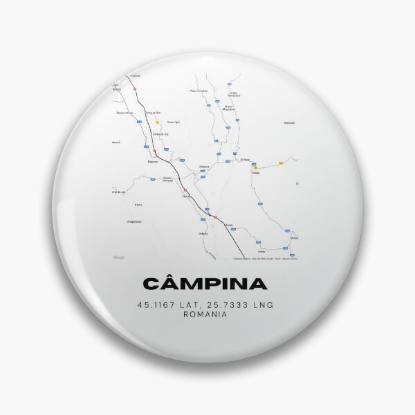 Item preview, Câmpina Romania Minimalist City Map Art designed and sold by RM-Journey.